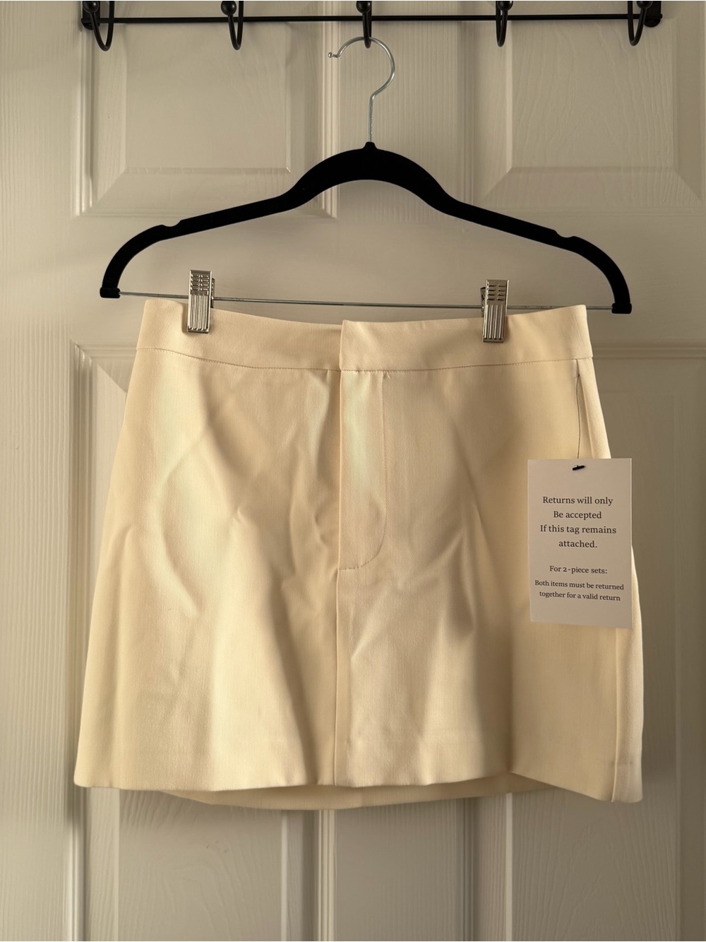 Endless Rose Cream High-Rise Skort